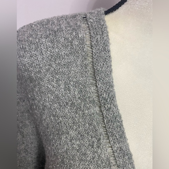Urban Outfitters Gray Long Cardigan Open Front Sweater Size M #1398 - Picture 4 of 14